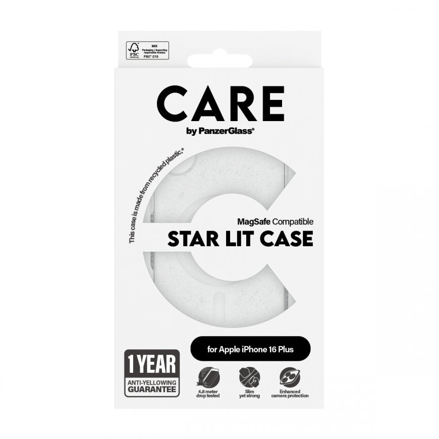 PanzerGlass CARE by ® Flagship Case Urban Combat Star Lit w. White MagSafe iPhone 16 Plus – 3