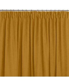 MILANA curtain mustard style classic sheer dragon stripe 7.5 cm chenille 560x270 HOMEDE