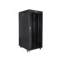 Lanberg FF01-6827-12BL rack cabinet 27U Freestanding rack Black