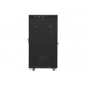 Lanberg FF01-6827-12BL püstik 27U Eraldiseisev serverikapp Must