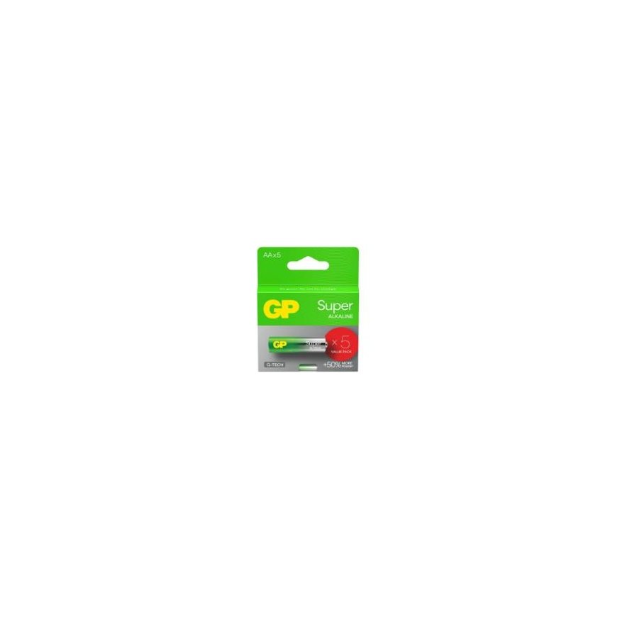 ALKALISKĀS AKUMULATORI LR6/ AA GP SUPER 5GB. – 2