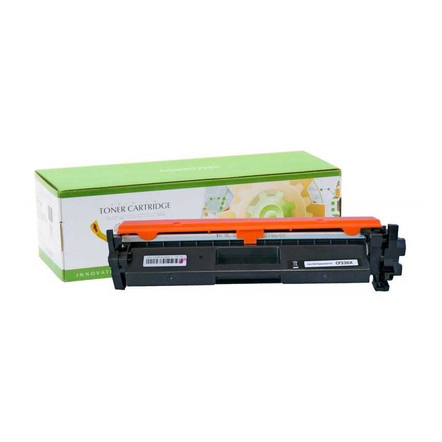 Non-original Static Control HP CF230X/CRG-051H on microchip, black cartridge