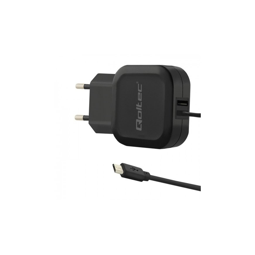 Qoltec 50189 mobile device charger Smartphone, Tablet Black AC Indoor