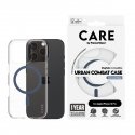 PanzerGlass CARE by ® Flagship Case Transparent Urban Combat w. Blue MagSafe iPhone 16 Pro PanzerGlass CARE by ® Flagship Case Transparent Urban Combat w. Blue MagSafe iPhone 16 Pro