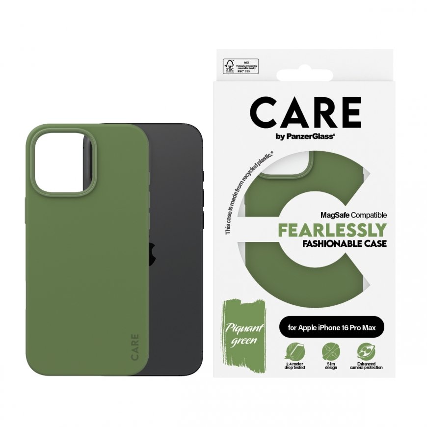 PanzerGlass CARE by ® Fashionable Case Green w. MagSafe iPhone 16 Pro Max mobiiltelefoni ümbris Kate – 2