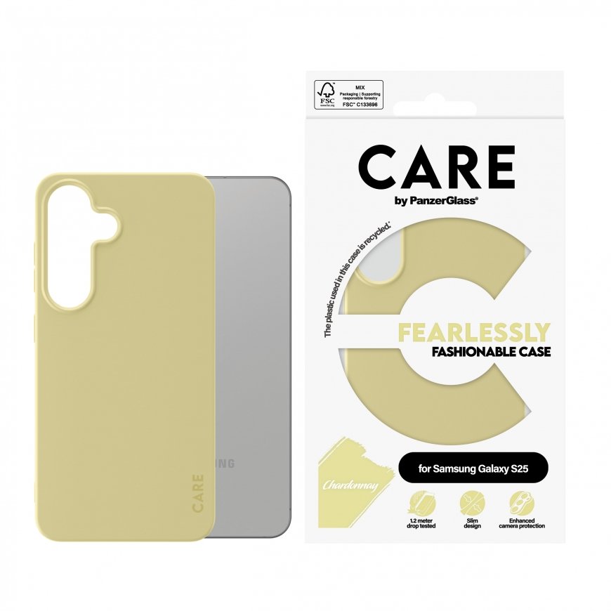 PanzerGlass CARE by ® Fashionable Case Chardonnay Samsung Galaxy S25 mobilo telefonu apvalks Aploksn – 2