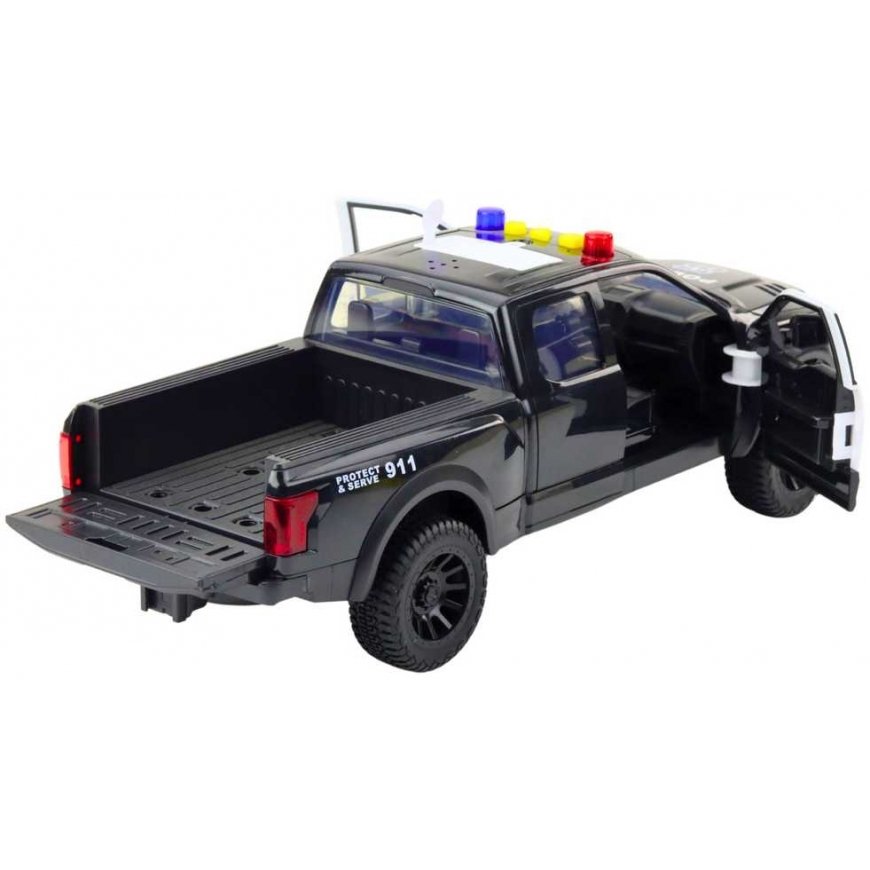 Lean Toys Pikapas with engine lights sounds gray 1:12 – 3