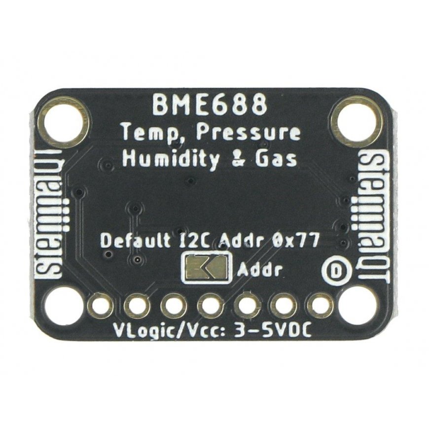 Lämpötila-, kosteus-, paine- ja kaasujaksoanturi, BME688, SPI/I2C, STEMMA QT/Qwiic, Adafruit 5046 – 3