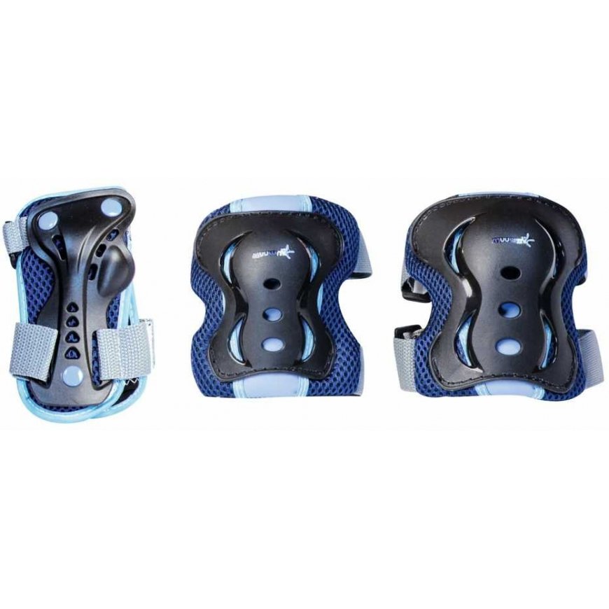 Salvas Muuwmi Elbow and knee protector set M size blue AU 554