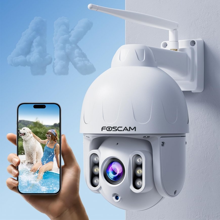 FOSCAM SD8P Välitingimustes P&T WiFi Kaamera Valge