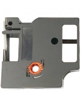 Brother Allprint для DYMO, 45013, S0720530, 12мм x 7м, черная печать / белая основа, D1