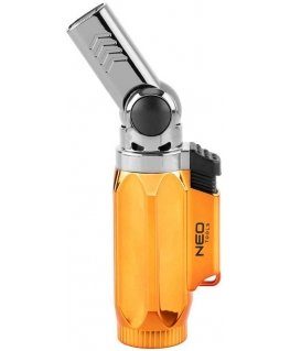 Neo Tools Micro gas burner with piezo ignition, 360 degrees, flame adjustment, capacity 3 g