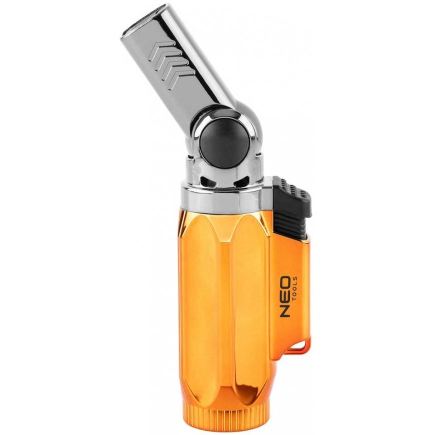 Neo Tools Micro gas burner with piezo ignition, 360 degrees, flame adjustment, capacity 3 g