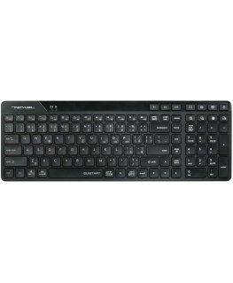 A4tech FStyler FBK27C AS, traadita kahekordne režiim Bluetooth+2.4G klaviatuur, CZ, must