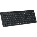 A4tech FStyler FBK27C AS, traadita kahekordne režiim Bluetooth+2.4G klaviatuur, CZ, must