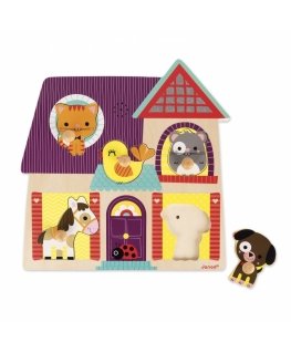 JANOD J07078 puzzle Shape puzzle 5 pc(s) Animals