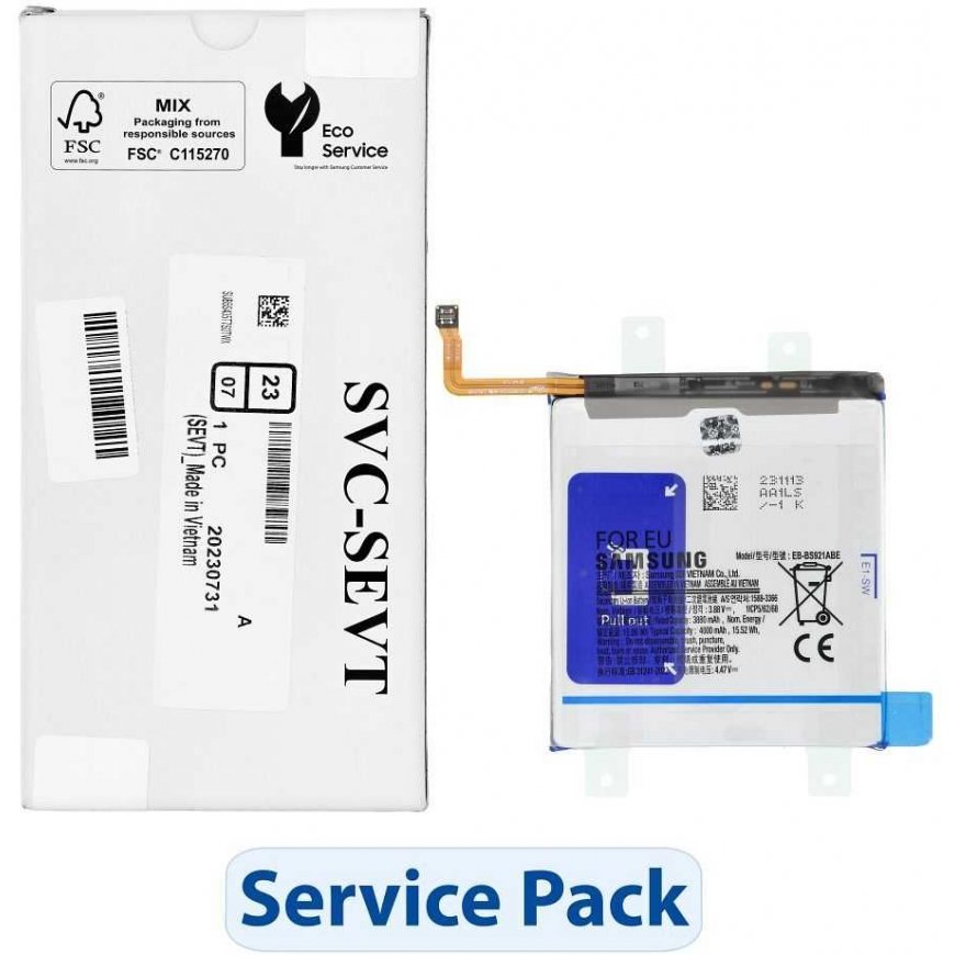 Service Pack Battery EB-BS921ABE or Samsung S24 S921B GH82-33290A