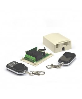 Electrobim 2 channel relay 12-24VDC 433 MHz with 2 remote controls RCD-2C