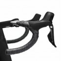 SUPACAZ Super Sticky Kush Gravel - Black + Black Plugs handlebar tape with plugs SUPACAZ Super Sticky Kush Gravel - Black + Black Plugs handlebar tape with plugs