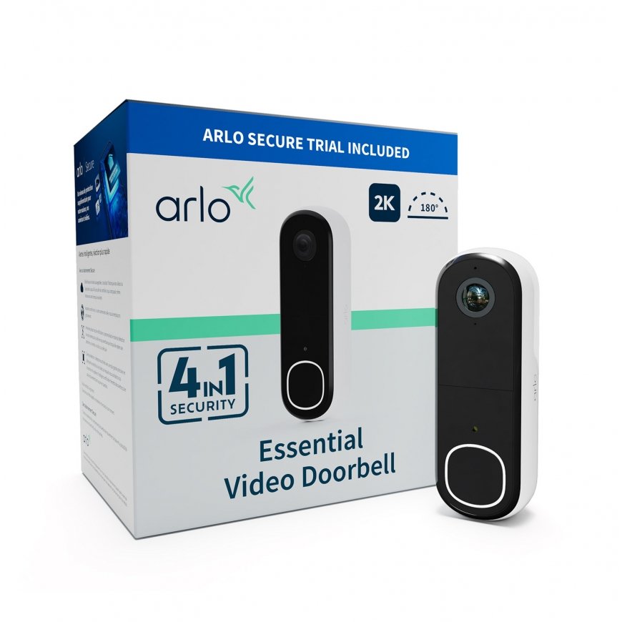 Arlo Essential 2K Video Doorbell Белый