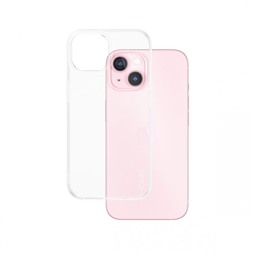 PanzerGlass CARE by ® Fashionable Case Transparent X-Ray Soft Basic iPhone 15 mobiliojo telefono dėk