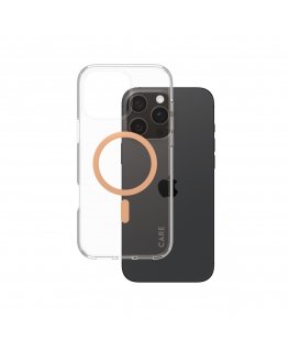 PanzerGlass CARE by ® Flagship Case Transparent Urban Combat w. Peachy MagSafe iPhone 16 Pro Max mobile phone case
