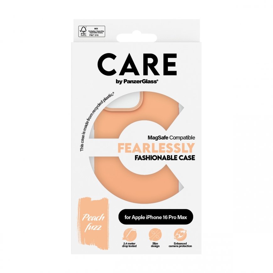 PanzerGlass CARE by ® Fashionable Case Peachy w. MagSafe iPhone 16 Pro Max чехол для мобильного теле – 3