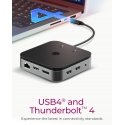 ICY BOX IB-DK408-C41 Vadu USB4 Antracīts ICY BOX IB-DK408-C41 Vadu USB4 Antracīts
