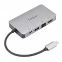 Targus DOCK419 Vielinis USB 3.2 Gen 1 (3.1 Gen 1) Type-C Pilka Targus DOCK419 Vielinis USB 3.2 Gen 1 (3.1 Gen 1) Type-C Pilka