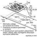 Kaitlentē Bosch Dujas stikla virsma PPP6A2I40