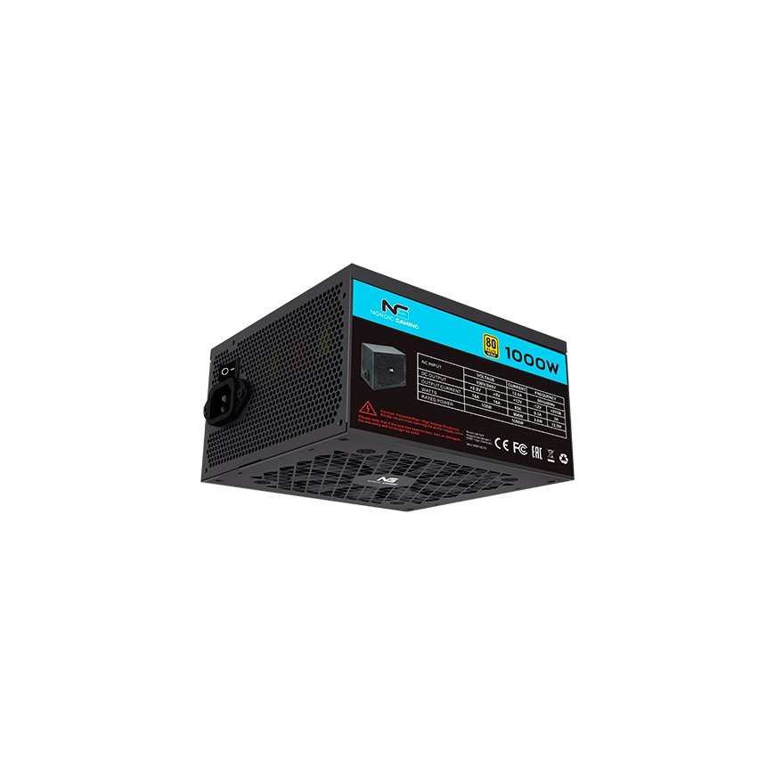 Nordic Gaming NGP-5279 barošanas avotu vienība 1000 W 24-pin ATX ATX Melns – 2