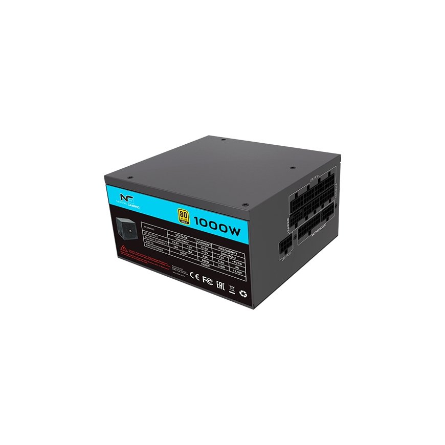 Nordic Gaming NGP-5279 maitinimo blokas 1000 W 24-pin ATX ATX Juoda – 4