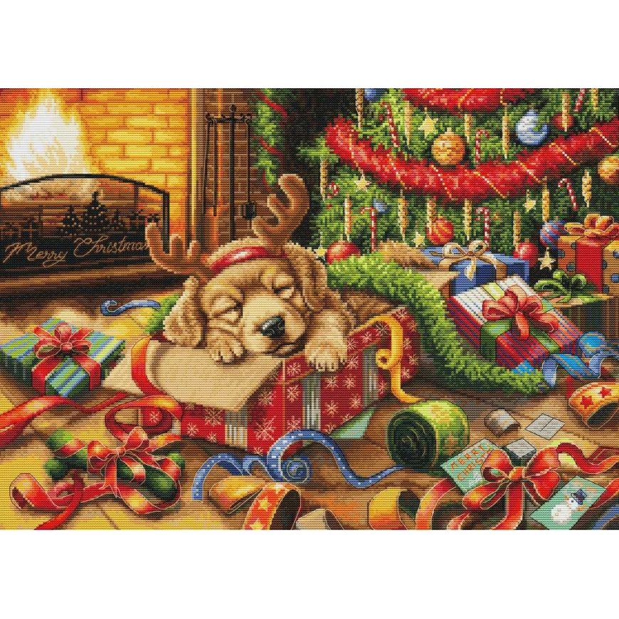 luca S Kryželiu -kirjontasarja "Santa’s Little Troublemaker" 44x32cm SBU5079