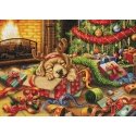 luca S Kryželiu siuvinėjimo rinkinys „Santa’s Little Troublemaker“ 44x32cm SBU5079
