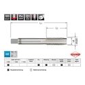 Manual Tapping Tool RUKO BSW DIN 352 HSS 7/16" Manual Tapping Tool RUKO BSW DIN 352 HSS 7/16"