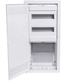 A plastic mounting and multimedia enclosure is being introduced, 2 rows, 24 modules + 3-row mounting plate, NOARK PMF-C 60-2 110