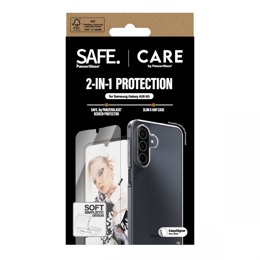 PanzerGlass CARE by ® Fashion 2-in-1 Bundle Samsung Galaxy A26 5G – 3