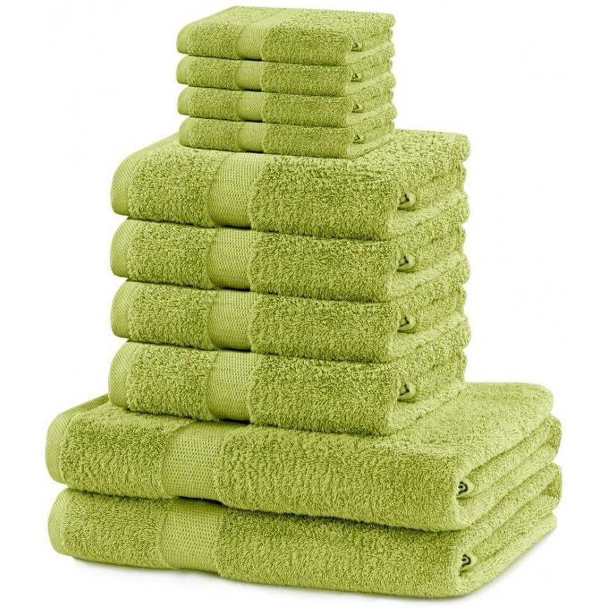 DecoKing dvieļu komplekts, 100% kokvilna, 70x140 cm (2 gab.), 50x100 cm (4 gab.), 30x50 cm (4 gab.) – 2