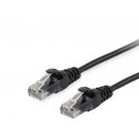 Equip 603151 tīkla kabelis Melns 0,15 m Cat6a U/UTP (UTP) Equip 603151 tīkla kabelis Melns 0,15 m Cat6a U/UTP (UTP)