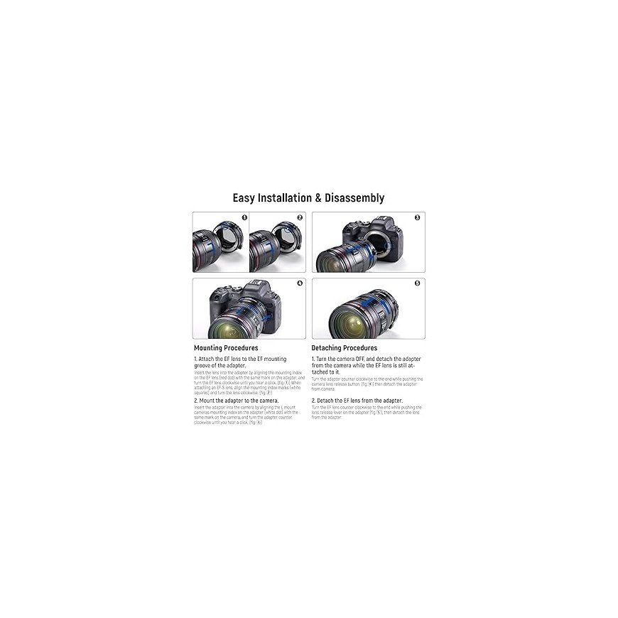 MeiKe EXT with smooth adjustment for Canon EF
