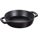 Staub čuguna panna ar divām rokturiem - 20 cm, melna Staub čuguna panna ar divām rokturiem - 20 cm, melna