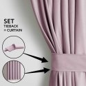 Užuolaidas VELVET krāsā pūderrozā stilā klasiskā lente materiāla veids - tekstils aksoms 140x270 AmeliaHome Užuolaidas VELVET krāsā pūderrozā stilā klasiskā lente materiāla veids - tekstils aksoms 140x270 AmeliaHome