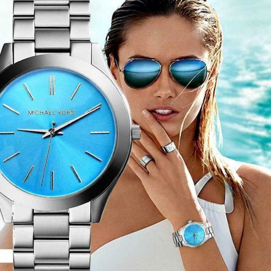 NAISTE KELL Michael Kors Slim Runway MK3292 + KARBIKAS – 5