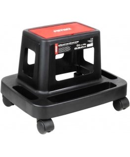 Workshop chair on wheels with built-in storage 150 kg amio-04269