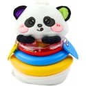 „Lean Toys“ sensorinis žaislas-stiklinė, pandos piramidės formos supamasis kramtukas, barškutis „Lean Toys“ sensorinis žaislas-stiklinė, pandos piramidės formos supamasis kramtukas, barškutis