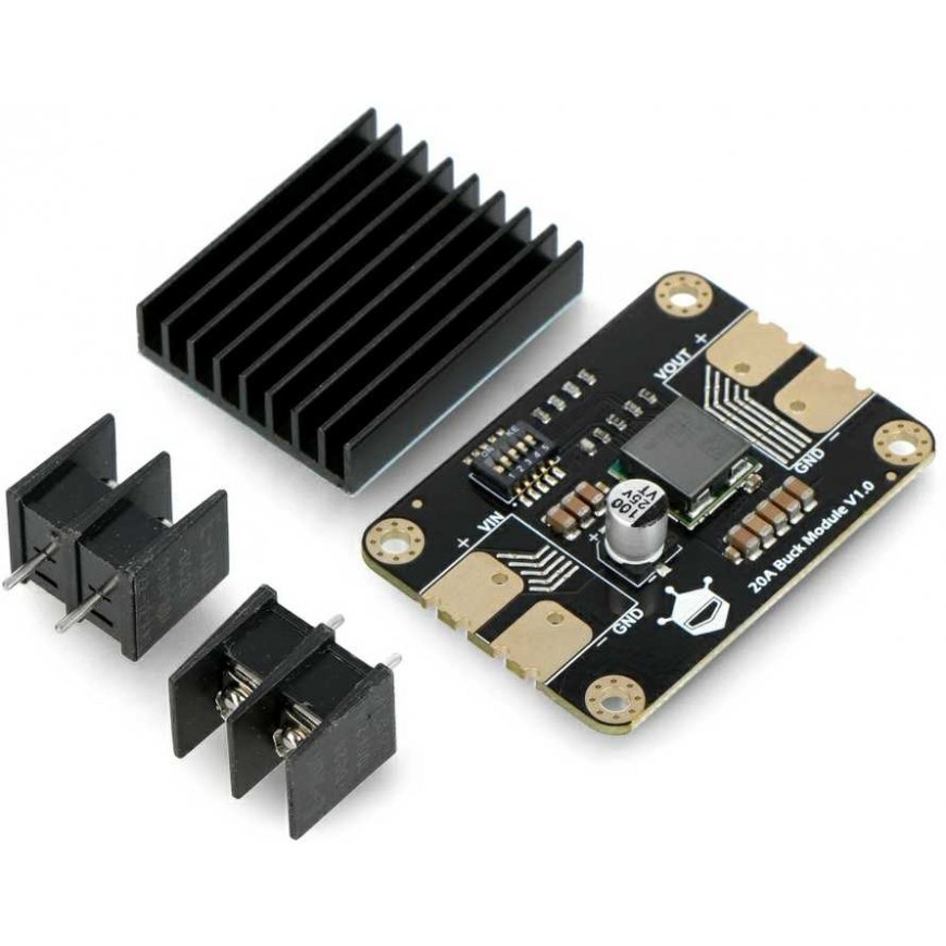 Zemyn konvertors 1.8V-5.1V 18A 60W - regulējams - DFRobot DFR1025 – 4