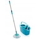 Leifheit CLEAN TWIST Ergo Disc Mop Set uzkopšanas komplekts Atsevišķa tvertne Zils Leifheit CLEAN TWIST Ergo Disc Mop Set uzkopšanas komplekts Atsevišķa tvertne Zils