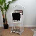 Džiovyklė Arredamenti Italia ARREDAMENTI CLEVER Miegamojo kabykla - 107 x 40 cm, ruskea Džiovyklė Arredamenti Italia ARREDAMENTI CLEVER Miegamojo kabykla - 107 x 40 cm, ruskea