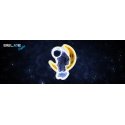 Neon Beline Valo Astronautti Kuussa Neon Beline Valo Astronautti Kuussa
