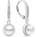 Brilio Silver Brilio Silver Charming silver earrings with pearl and zirconia EA90 Brilio Silver Brilio Silver Charming silver earrings with pearl and zirconia EA90